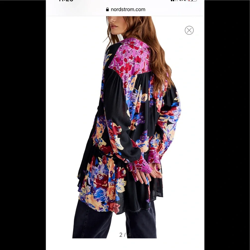 Free people‎ brunch a bunch tunic. NWT. 128 retail in stores now